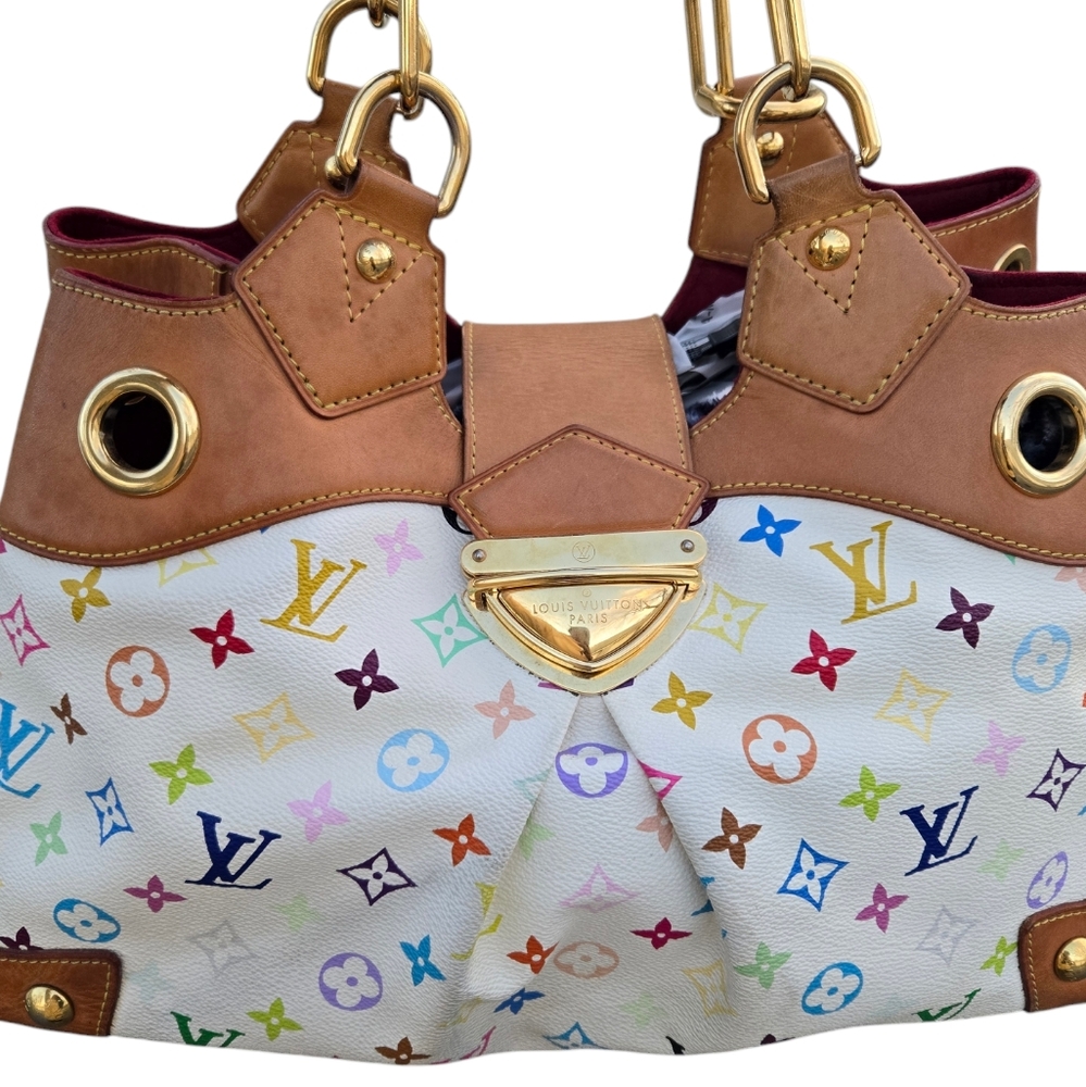 Authentic Louis Vuitton Multicolor white Ursula. - Picture 17 of 17